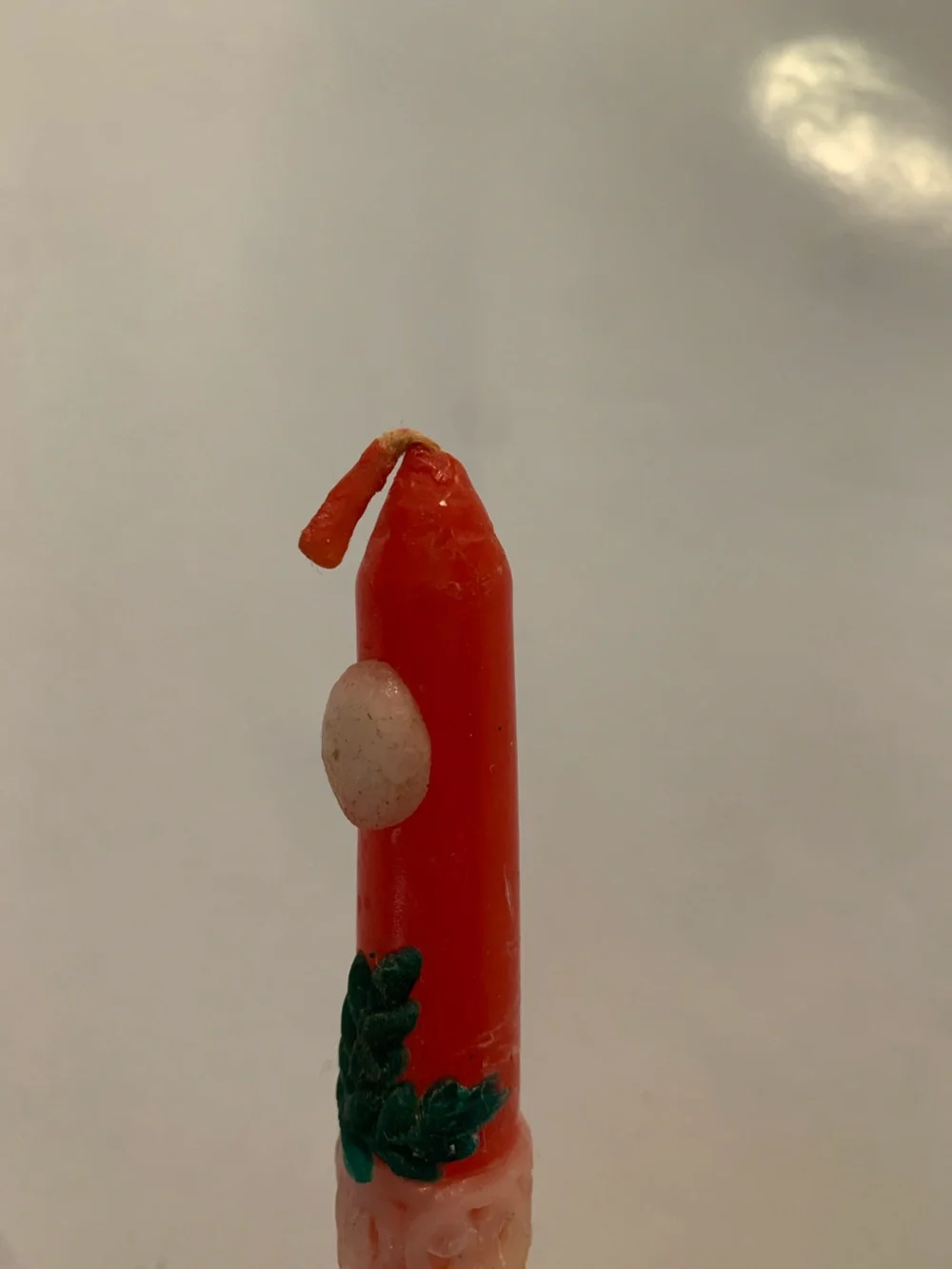 1 Pc. Santa Claus Taper Candle Anthropomorphic Kitschy Christmas 3-D 10
